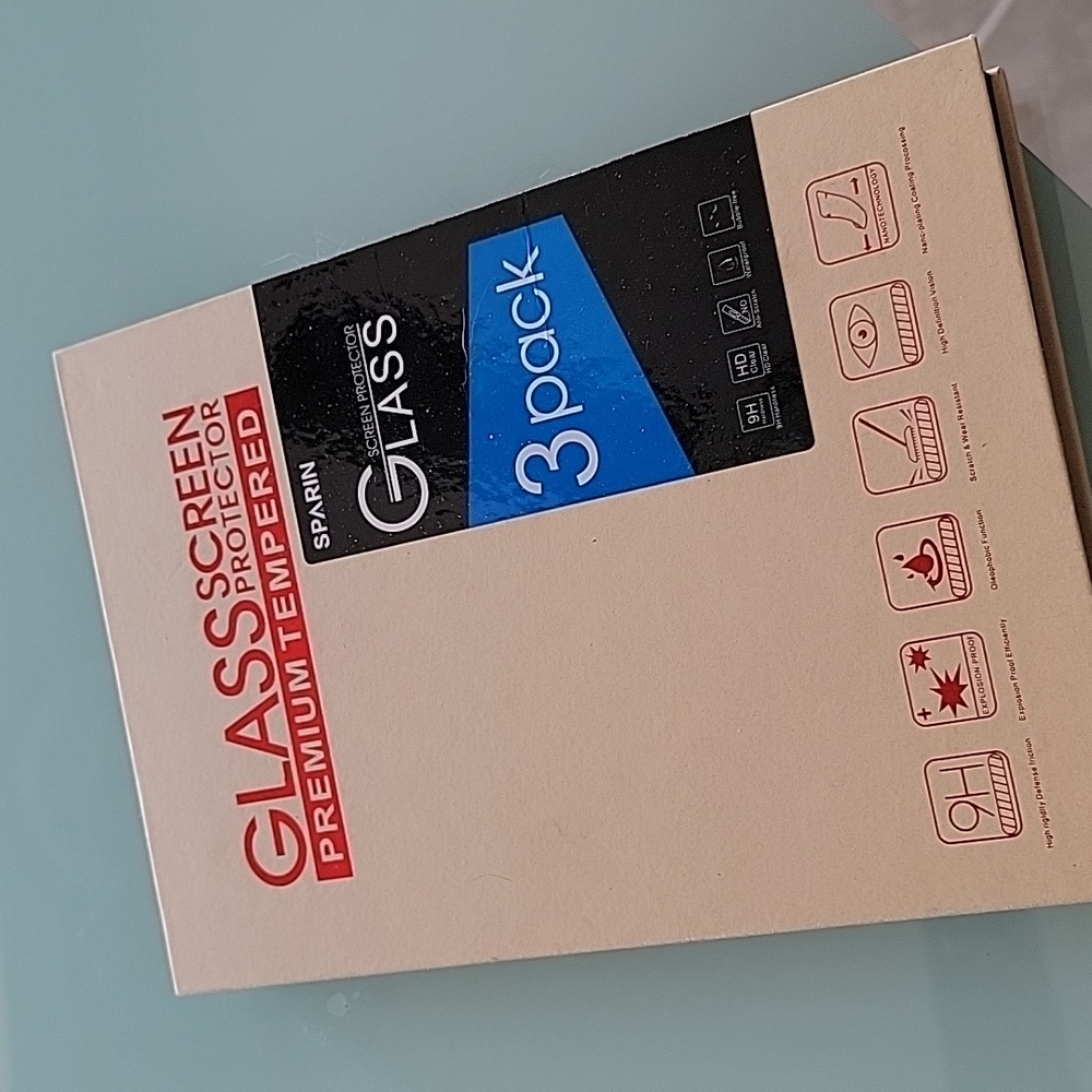 Glass screen protector. 2 pack .